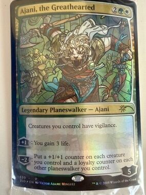 Ajani, the Greathearted — Foil Magic: The Gathering Card Brand New